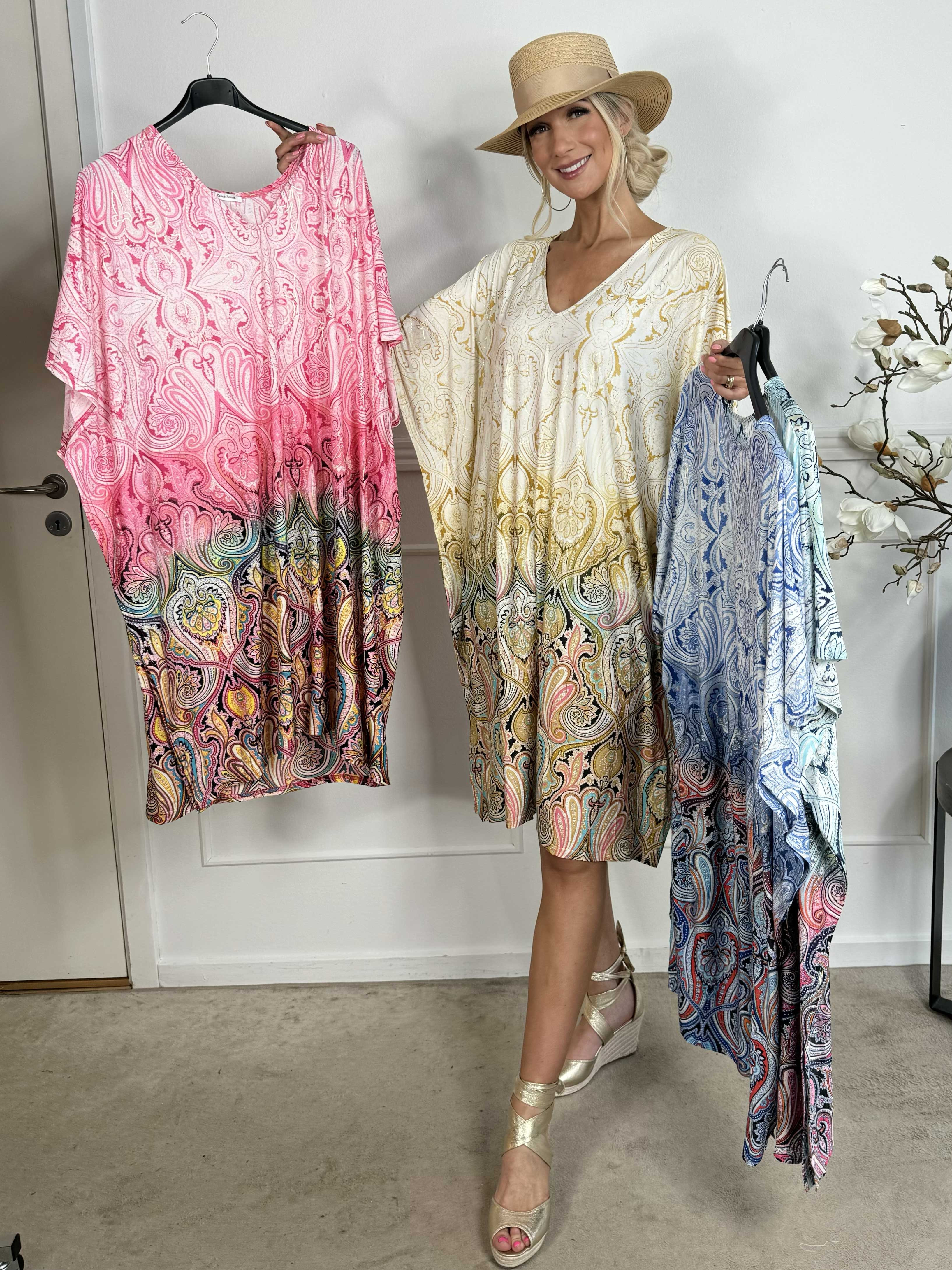 Azmina Tamaria - Tunikaklänning i lös passform med resår